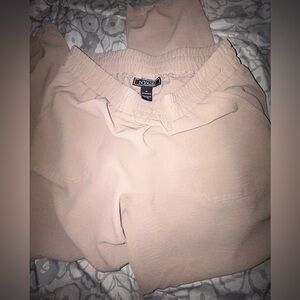 Elegant Women's Cream Joggers